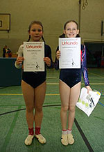 Die Bestplatzierten: Karolina Briefs und Nina Karius