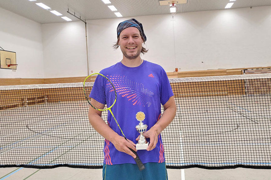 Patrick Pleiss, Badminton-Vereinsmeister TV Jahn Wahn 2022