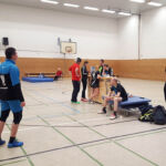 Einige sind schon fertig, andere kämpfen noch. Vereinsmeisterschaft Badminton TV Jahn Wahn 2019