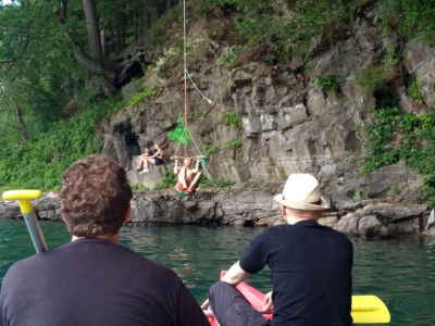 Badminton TV Jahn Wahn: Sommerausflug 2019, Kanu fahren Aggertalsperre