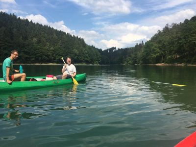 Badminton TV Jahn Wahn: Sommerausflug 2019, Kanu fahren Aggertalsperre